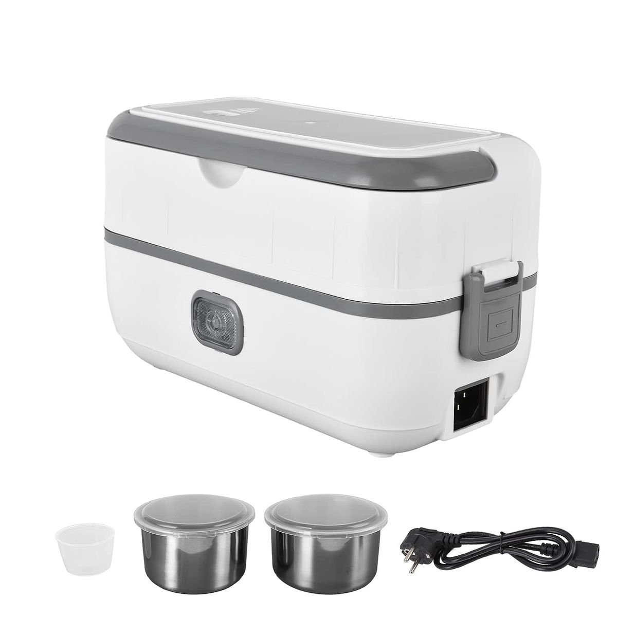 SMTE - Heated Lunch Box, EU Plug 220V Food Grade Material Portable Handle