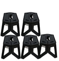 SMTE - Collapsible Stool Set of 5Foldable, Lightweight & Stackable