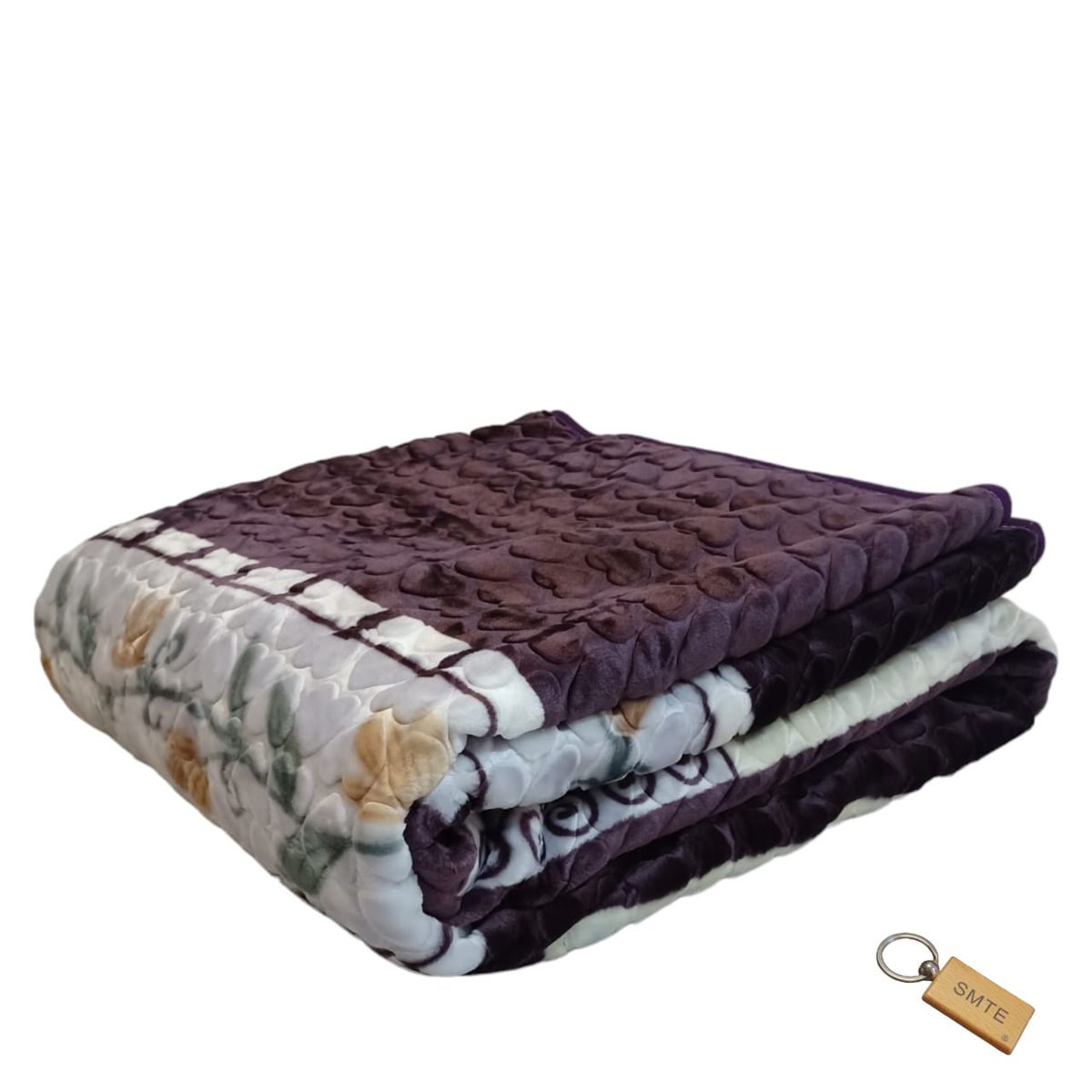 SMTE - Floral WhispersThe 1 Ply Blanket Collection and KeyringPlum