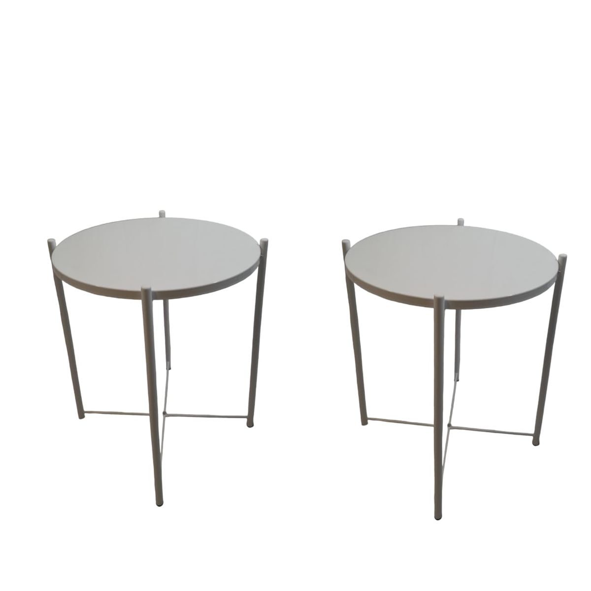 SMTE - Round Occasional Coffee TableSet of 2White