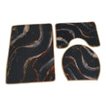 SMTE - 3 Piece Non Slip Super Absorbent Bath Mat set tsz4