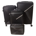 SMTE - 4Piece Unbreakable Hard Shell Luggage SetBlack