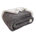 SMTE - Dream World - Warm Flannel Fluffy Throw Fleece Soft Thick Blankets - Grey