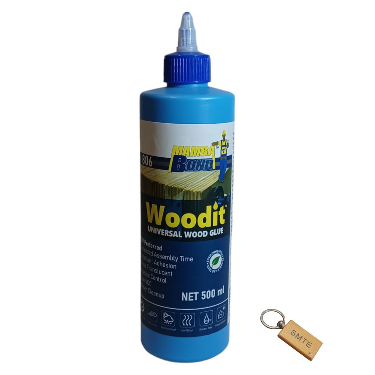 SMTE - 500ml Universal Wood Glue: for Woodworking ProjectsSkh1+ Keyring