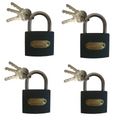 SMTE - 4 x Security Lock Iron Shackle 60mm