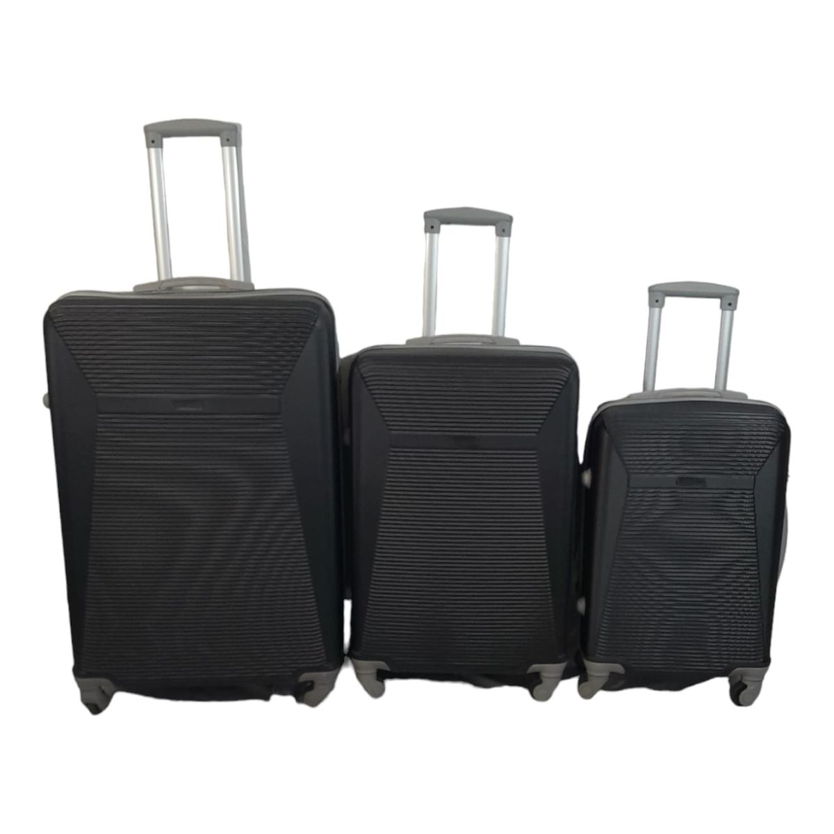 SMTE -  Hard Outer Shell Luggage3 PieceBlack