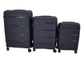 SMTE - Acesa Hard Shell Elite Suitcase Set 3 Piece - Blue
