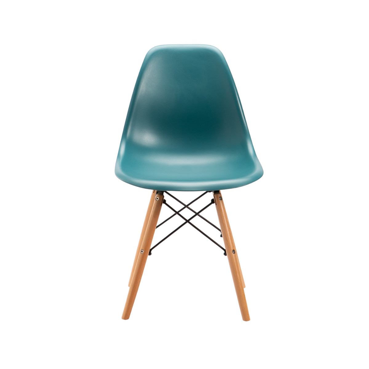 SMTE - Earl James Wooden Legs Dining Chair - Teal