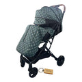 SMTE - Travel System Baby Stroller Jogger Pram With  KeychainGreen