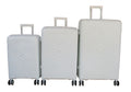 SMTE - Unbreakable 3Piece Luggage SetSpinner Wheels,TSA Locks, PP Material.