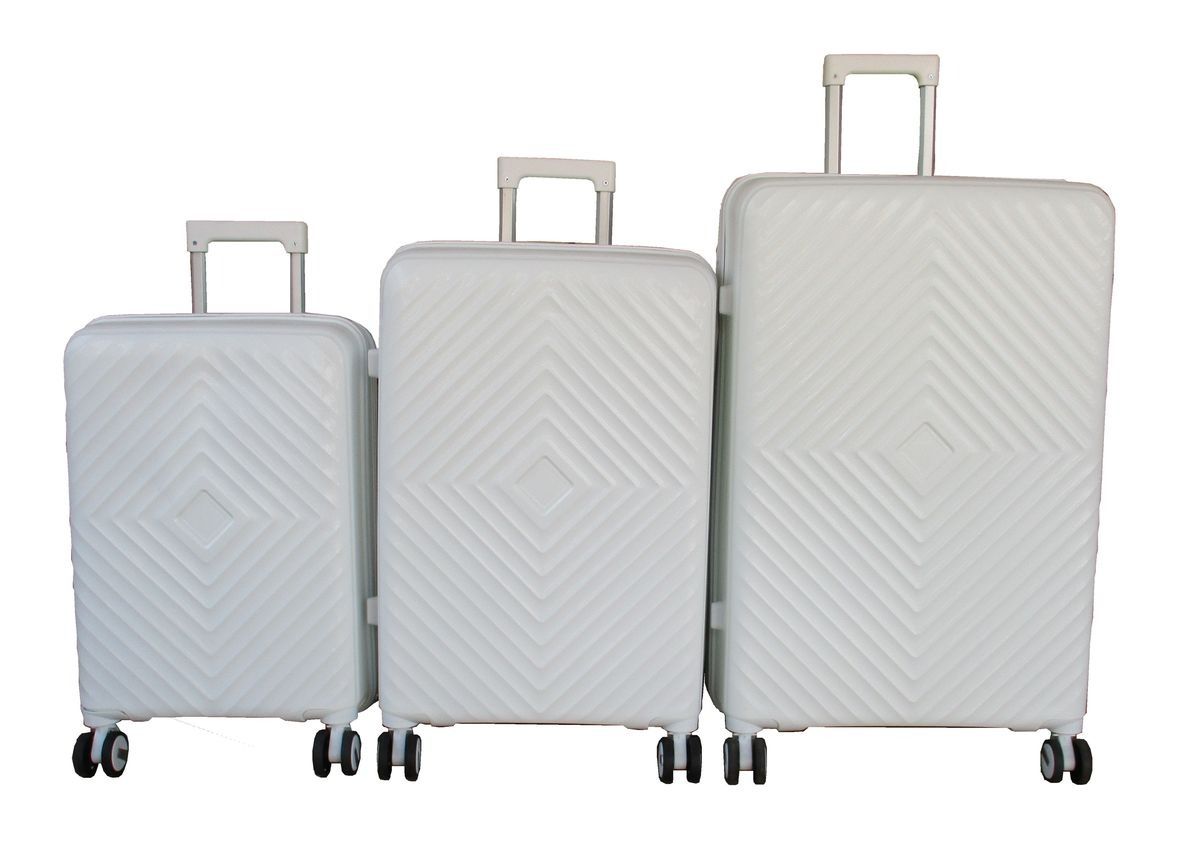 SMTE - Unbreakable 3Piece Luggage SetSpinner Wheels,TSA Locks, PP Material.