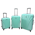SMTE - Apple Green 3Piece Luggage SetABS HardShell, Spinner Wheels , 3 Sizes