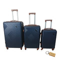 SMTE - Expert Hard Outer Shell SuitcaseQuad WheelG2 With  Bag Tag3PieceIndigo Blue