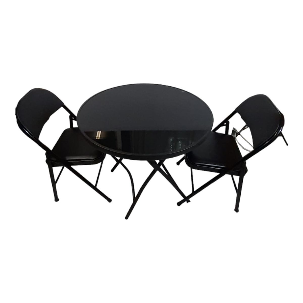 SMTE - 2 Folding Chair Outdoor Dining Table ComboTpb3