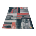 SMTE - 200cm by 150cmModern 3D Geometric Design Area Rug A33 With  Keyring