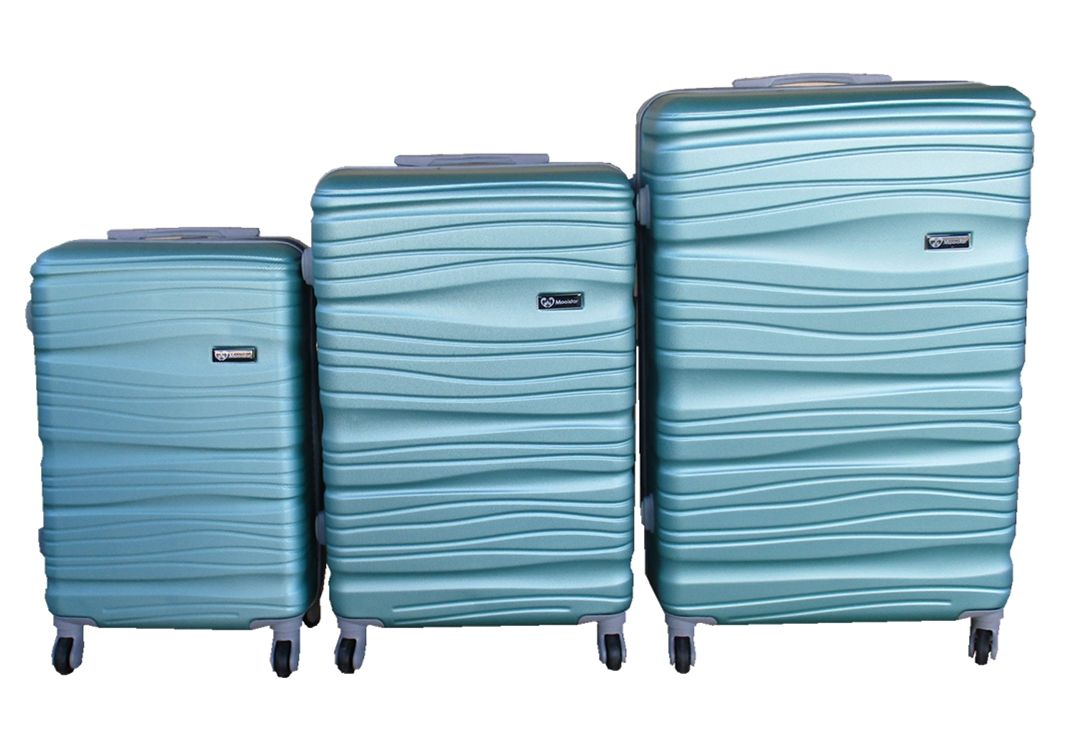 SMTE - 3 Piece Travel 30" Luggage Suitcase Bag Set-Stylish -Light Green