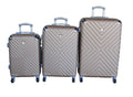 SMTE - 3Piece Travel 28Inch Luggage Suitcase Bag SetStylishGold