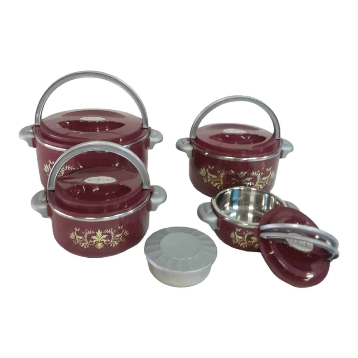 SMTE - Insulated Casserole- 4 Piece Set- Brown- THM03