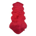 SMTE - Runner Soft Faux Sheepskin Fur Chair Couch Cover Rug for Bedroom FloorBlue
