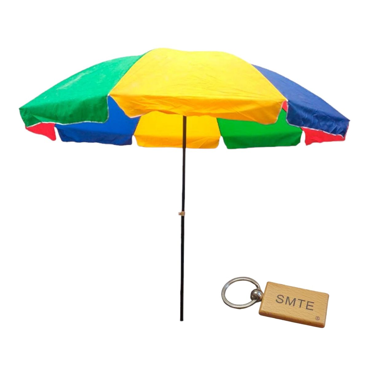 SMTE -  Beach Umbrella 240 cmColorful +  Keychain