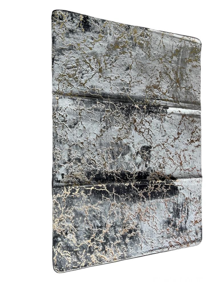 SMTE - marble Gold Rugs 120x170 - Dark grey