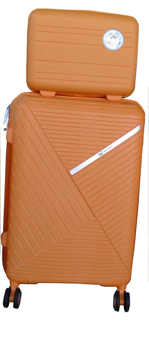 SMTE - Unbreakable 2-Piece Travel Luggage Spinner Set - 20" - Orange