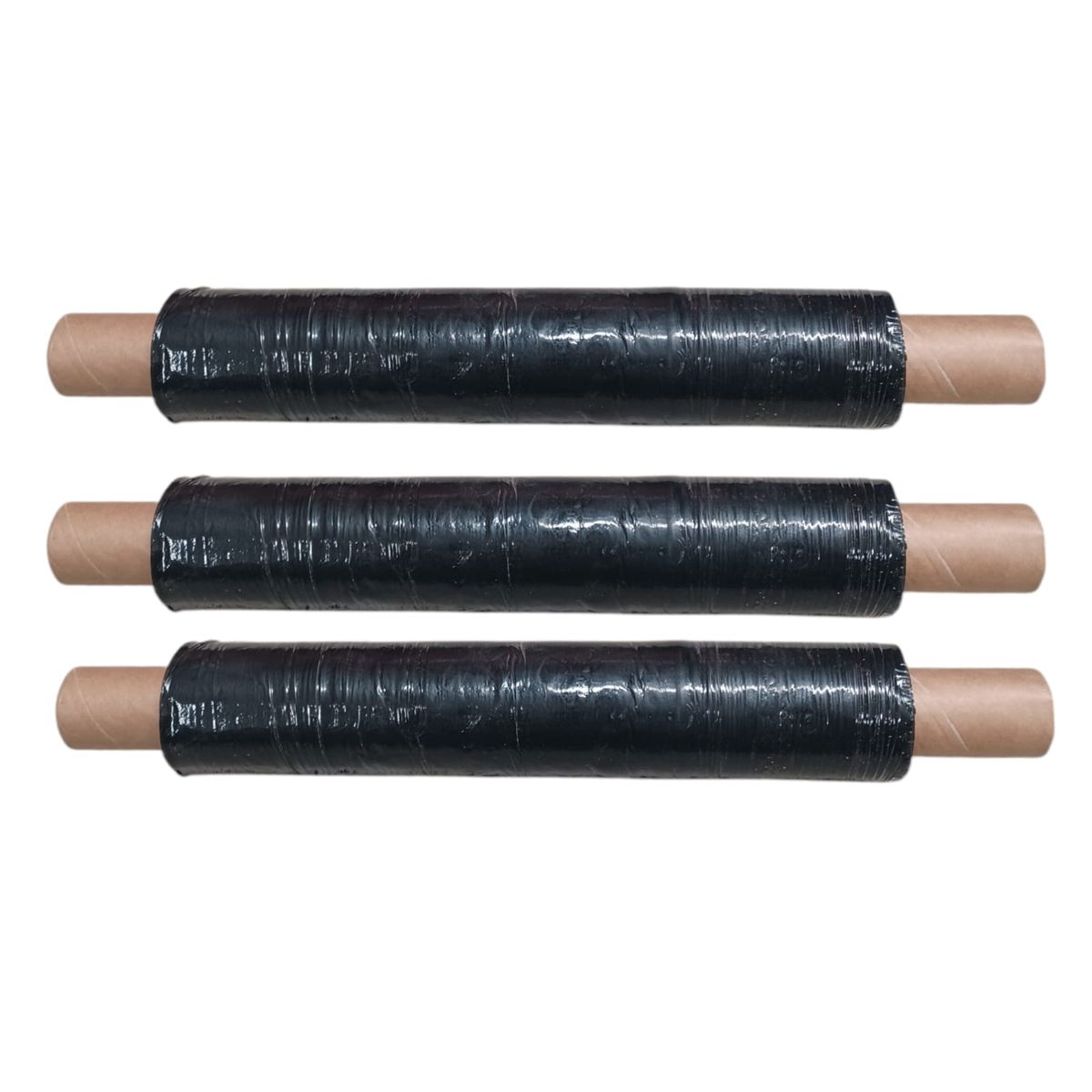 SMTE - 10 Micron Pallet Wrap: Durable, Lightweight Stretch FilmBlack Set of 3