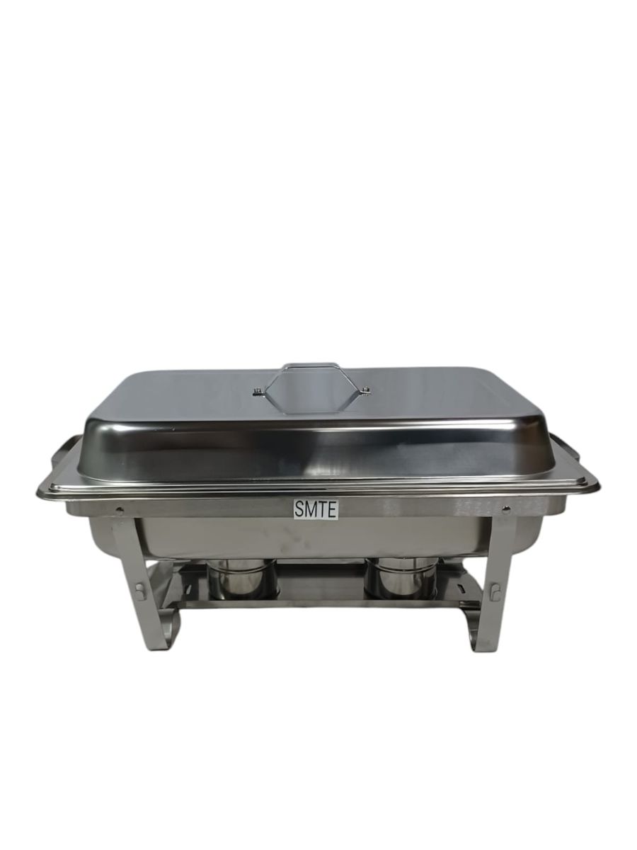 SMTE -  Super Chef Chafing Dish16 Litre Stainless Steel with Double Burner