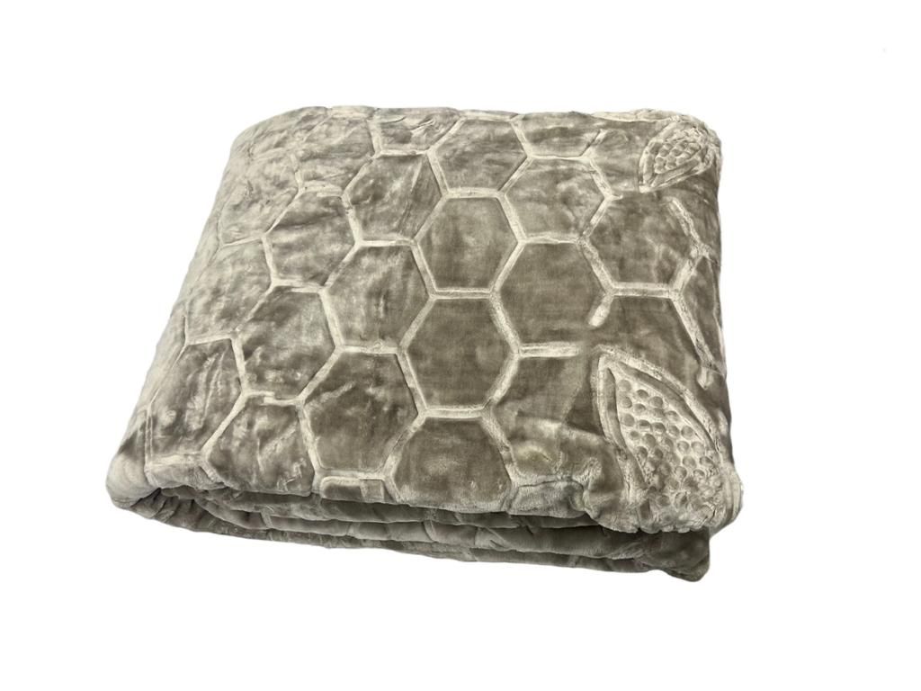SMTE - Super Soft Cozy Mink Blanket - Beige