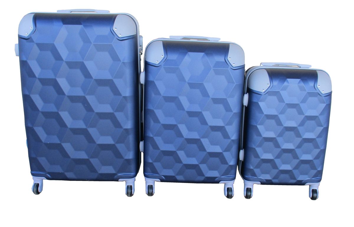 SMTE - 3 Piece Luggage Set - Navy