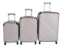 SMTE - 3Piece Travel Luggage Suitcase Bag SetStylish, and ConvenientGold