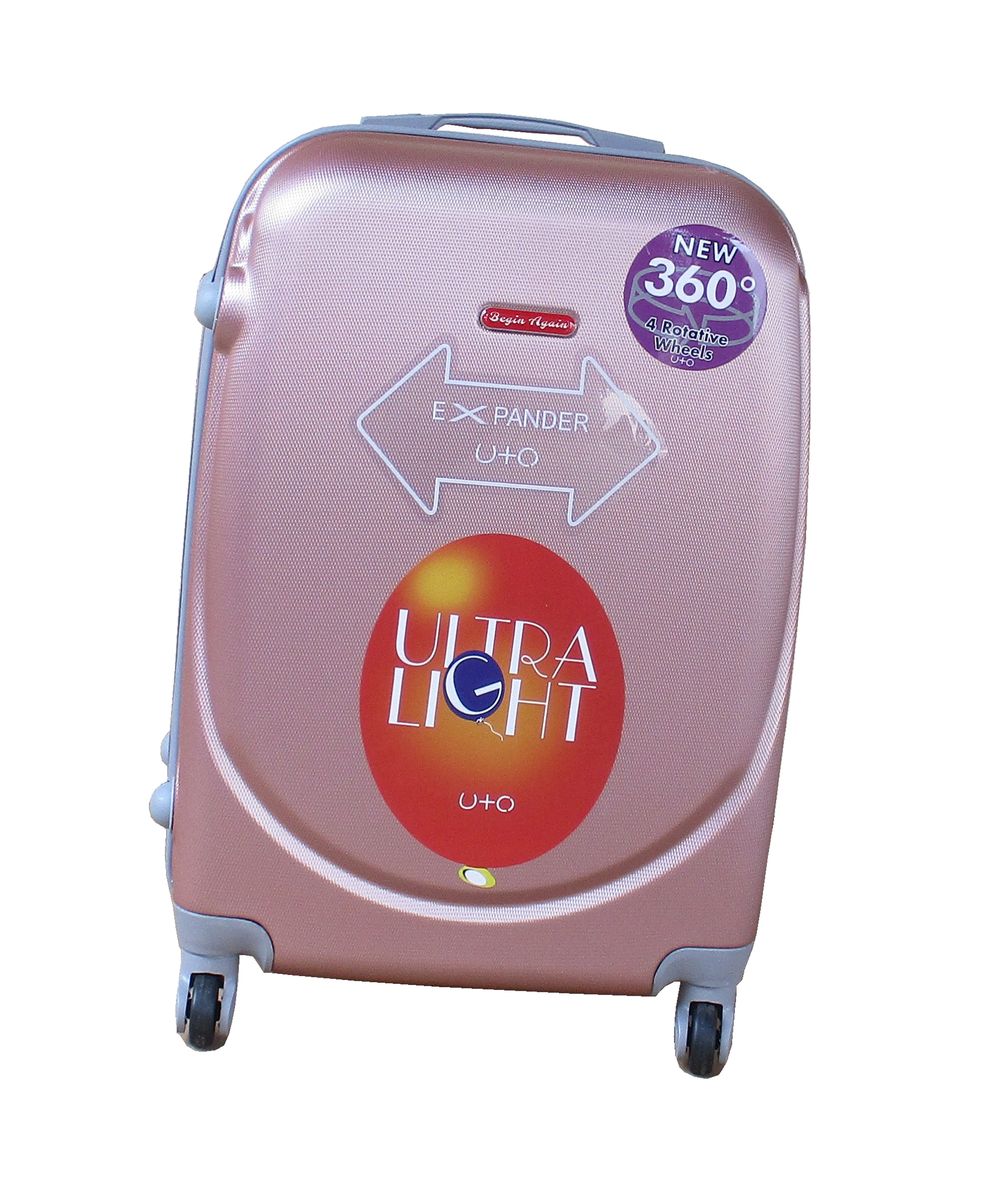 SMTE - 1 Piece Lightweight Luggage 27" - Rose Gold