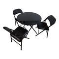 SMTE - 3 Folding Chair Outdoor Dining Table ComboTpb3