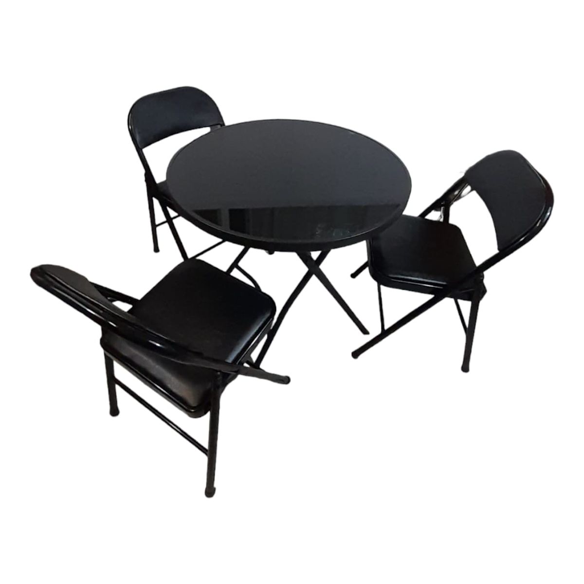 SMTE - 3 Folding Chair Outdoor Dining Table ComboTpb3