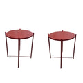SMTE - Round Occasional Coffee TableSet of 2Red