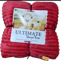 SMTE - Serpa Soft and Fluffy Fleece Blanket with KeychainQueen SizedRed
