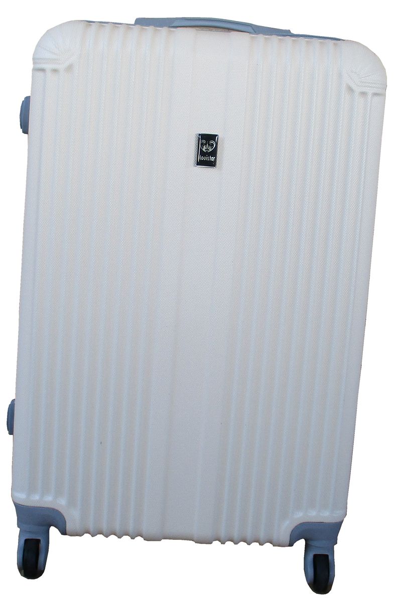 SMTE - Mooistar 19 inch Travel Luggage Suitcase Bag - Cream White