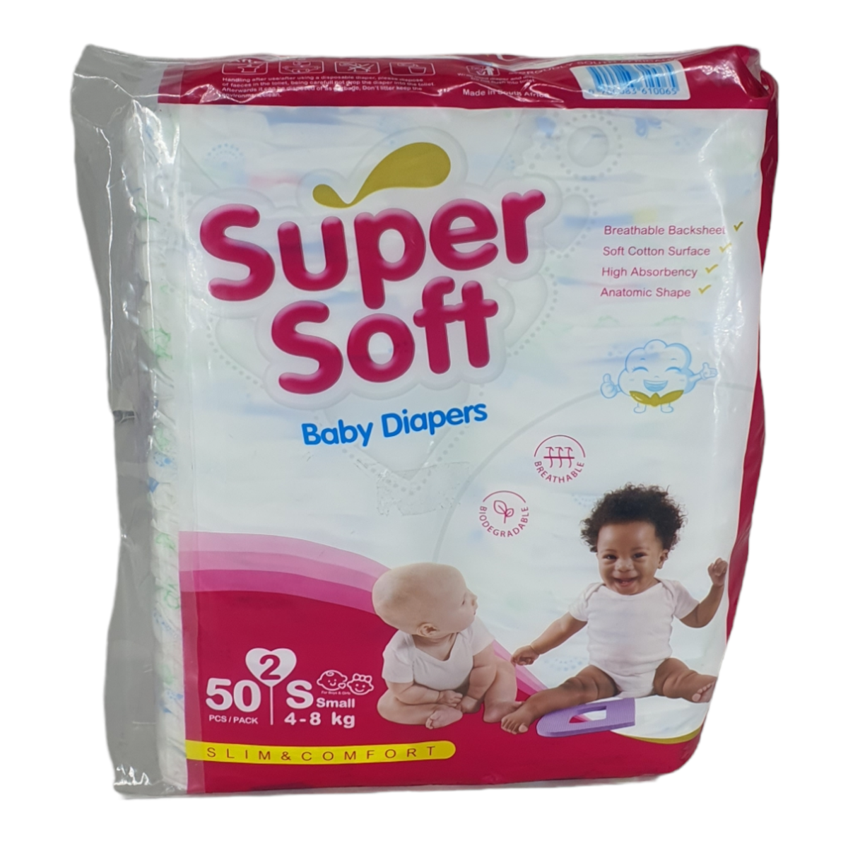 SMTE - Super Soft Quality Baby Nappies & Diapers - Small (4-8 kg )- P50