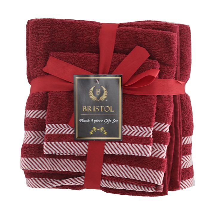 SMTE - Bristol Towel Gift Set - Cherry Red