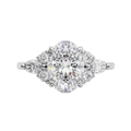 SMTE - 2ct Elegant Moissanite Ring9 cm