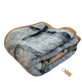 SMTE -  :Cozy 2Ply NonFiber Blanket: Keep Your Winter Warm + KeyringGrey