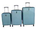 SMTE - 3Piece Travel Luggage Suitcase Bag SetStylish, and ConvenientGreen