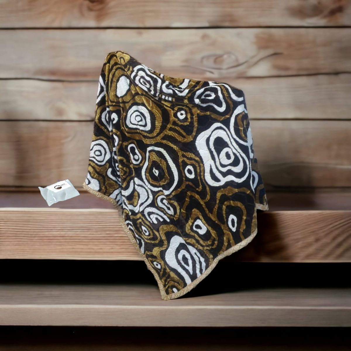SMTE - 2-Ply High Quality Warm Winter Cozy Blanket and Tieback - BlAP02