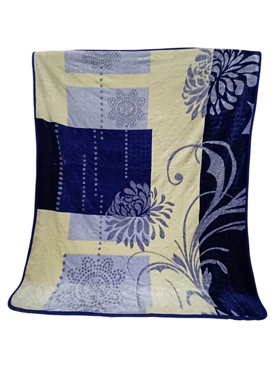 SMTE -  1Ply Blanket Floral Design187cm x 226cmSoft & CosyJY04