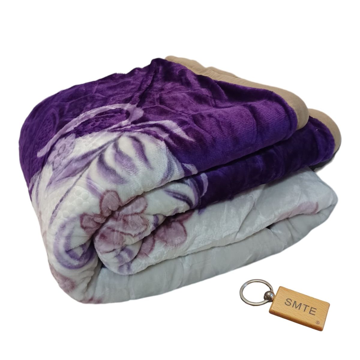 SMTE - Double Comfort: 2Ply Blanket CollectionB18+ KeyringPurple