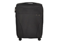 SMTE -  Quality Trolley 1 PIece Fabric Travel Luggage Spinner Suitcase Set - 65 cm