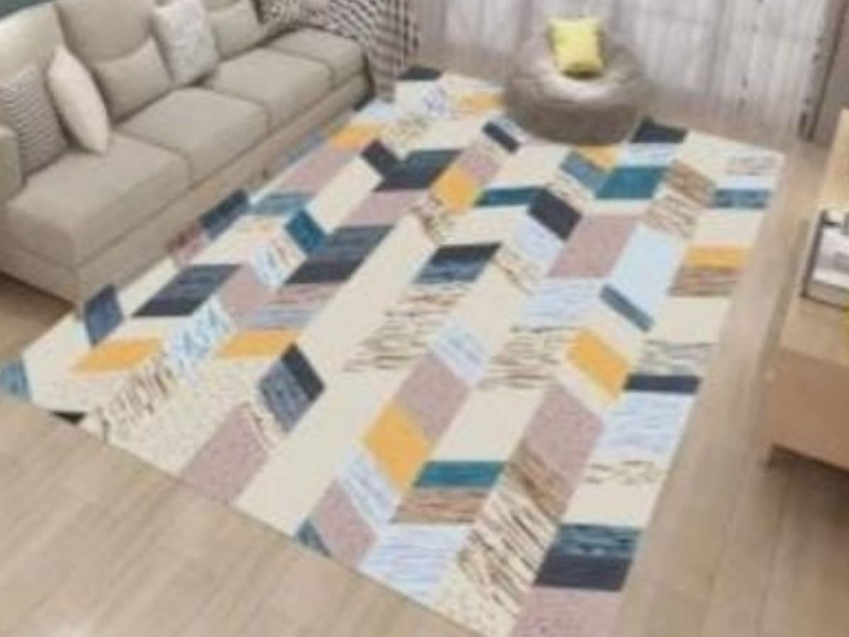 SMTE - 200cm by 150cm - Modern 3D Geometric Design Area (A46.)x Rug