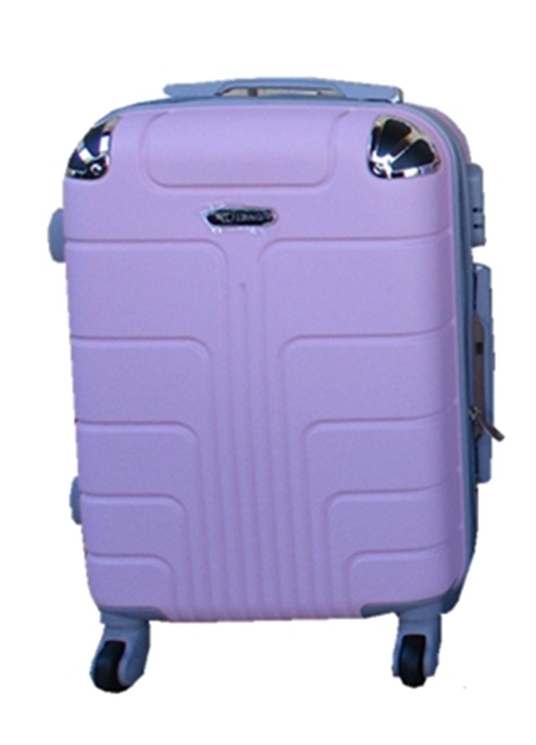 SMTE - 1 Piece Luggage 24-inch Suitcase - Light Pink