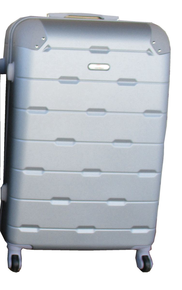 SMTE - Luggage 27-inch Suitcase - Silver