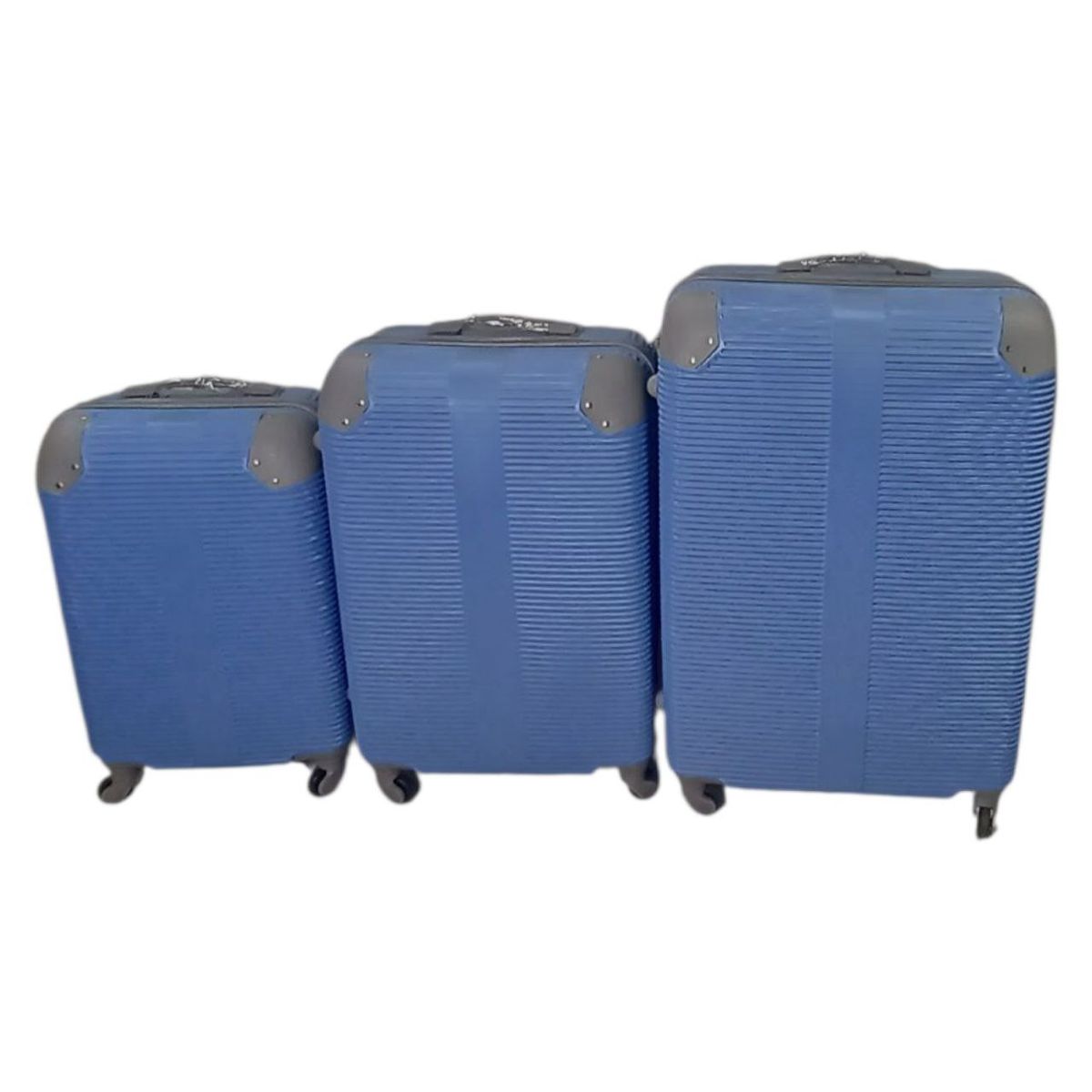 SMTE - 3Piece Hard Shell Luggage SetLight Blue